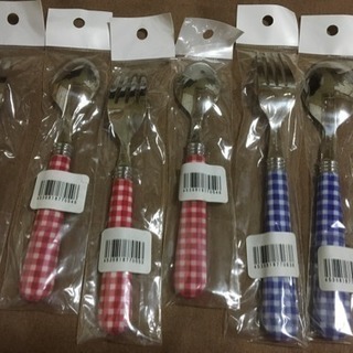 ❤︎新品フォーク&スプーン大 小 7本✋の画像