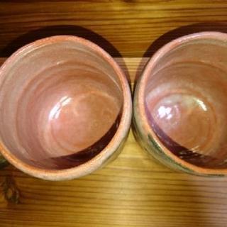 大野九行 赤楽 茶器の画像