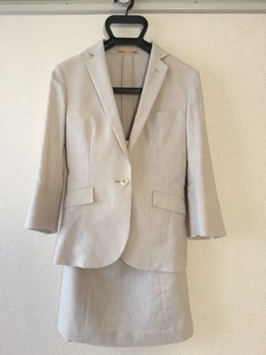 orihika 麻素材のスーツ 5号 上下セット