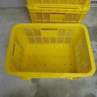 【中古のメッシュコンテナ･５個】の画像