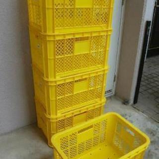【中古のメッシュコンテナ･５個】の画像