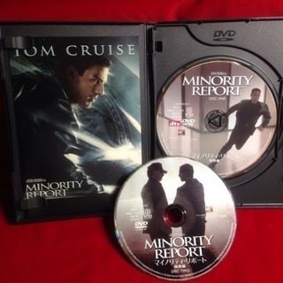 送料込 DVD2枚組マイノリティリポート特別編トムクルーズ主演 スピルバーグ監督の画像