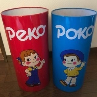ペコちゃんポコちゃんゴミ箱の画像