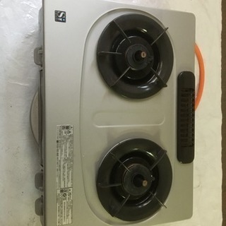 ガス用二口コンロの画像