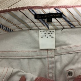 メンズ ボナジョルナータ 綿パンMの画像
