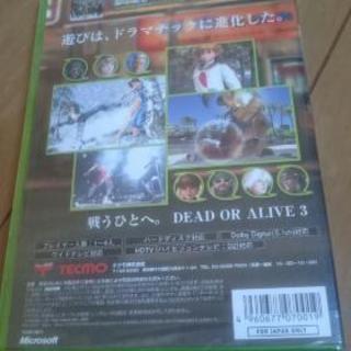 新品 XBOX DEAD OR ALIVE 3 デッド・オア・アライブ3  Xbox ソフト PS3 PS4 プレイステーション 任天堂 NINTENDO 任天堂スイッチ プレステの画像