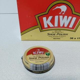 受付中 ☆大幅値下げ☆ ★36個セット!!  KIWI キィウイ 高級油性靴クリーム ミニ缶  無色 お得な36個セット！の画像
