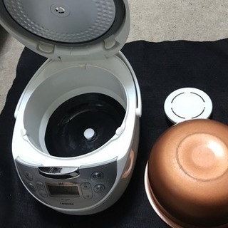 かまど銅コート釜❗️東芝IH炊飯器✨5.5号炊きの画像