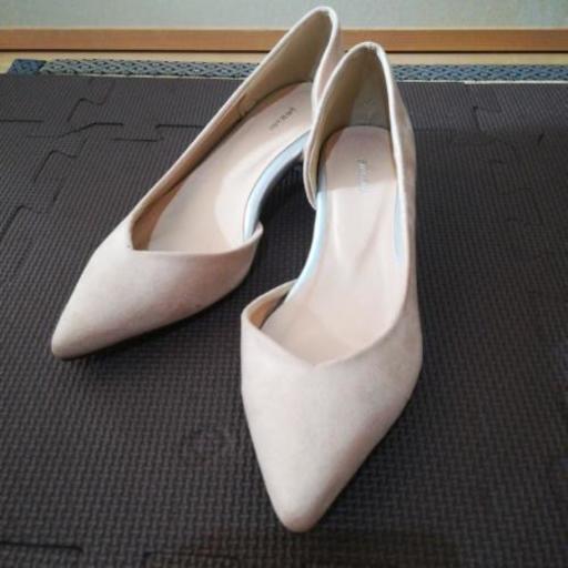 スエードパンプス　ほぼ新品