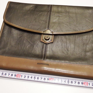 RONSON　ロンソン　クラッチバッグ　書類カバン　☆　茶系の画像