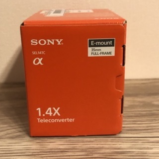 ■ ソニー SONY 1.4X テレコンバーター SEL14TC ほぼ新品