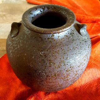 信楽焼 花瓶/壺/骨董品の画像