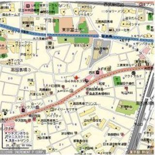 山手線高田馬場駅徒歩4分 ワンルーム路面店　貸倉庫・貸事務所・貸...
