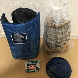 【新品未使用】コールマン×モンロ インディゴレーベル ガスランタン 限定品！の画像