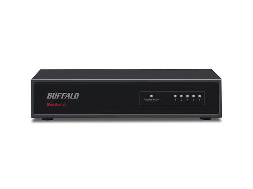 ◎新品◎BUFFALO Giga対応スイッチングハブ[LSW4-GT-5NS/BK]