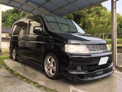 A□ RF3 ステップワゴン 後期 G フロントバンパー スポイラー