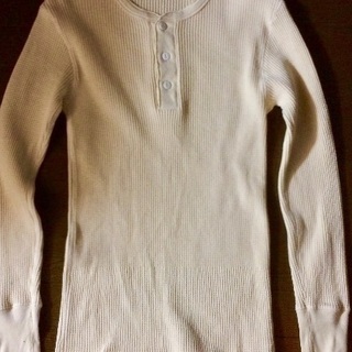 美品　ヘルスニット ヘンリーネック長袖Tシャツ ヴィンテージ仕様...