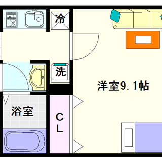 【Ｍ’ＰＬＡＺＡ堀江南】7号タイプ！1Ｋタイプ！分譲仕様のお勧め物件です。の画像