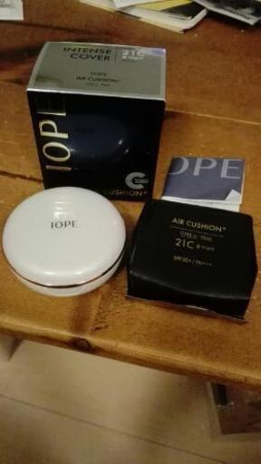 ⑬アイオペ　IOPE　クッションファンデ　21 本体と詰め替え　箱あり　未使用