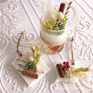 川越 アロマワックスサシェ&アロマワックスカップフリーレッスンの画像