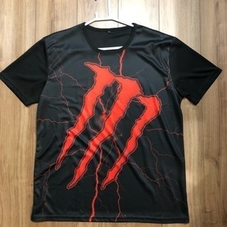 モンスター Monster ドライメッシュ シャツ Tシャツ 赤
