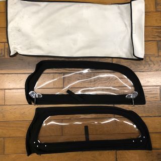 ポルシェ　356　スピードスター　レプリカ　サイドウインドウ左右