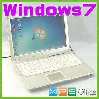 【完全整備済み】在庫一掃/ソニー/動画編集/Win7/最新オフィ...