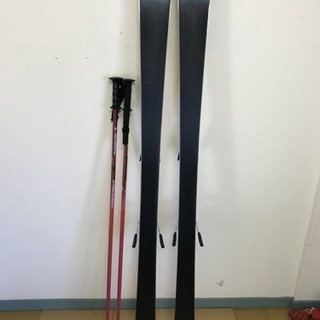スキー板 & ブーツ & ストック セットの画像