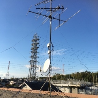 テレビ アンテナ エアコン 撤去、修理の画像
