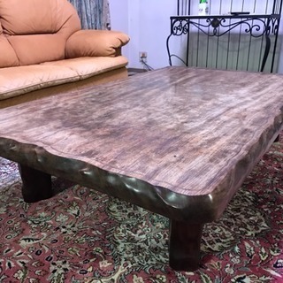 無垢材1枚板テーブル【値下げ】6,000円←12,000円←27,000円の画像