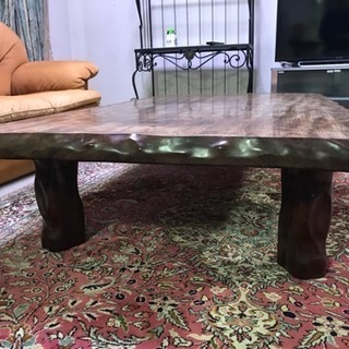 無垢材1枚板テーブル【値下げ】6,000円←12,000円←27,000円の画像