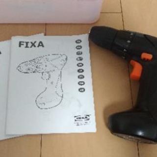 【取引中】IKEA 電動ドライバー  FIXA 7.2V 美品の画像