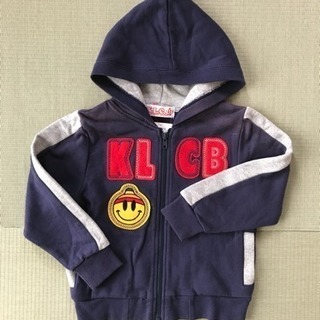 【新品未使用 訳あり】110㎝ KLC ジップアップパーカー