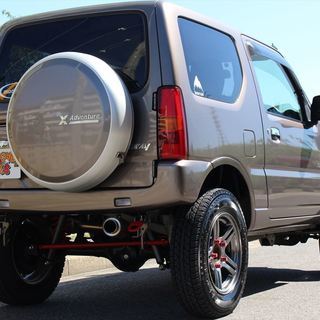 【車検２年付】  スズキ ジムニー クロスアドベンチャー 4WD 社外足回り/社外マフラーなど社外品多数☆自社ローン・オートローン全国対応の画像