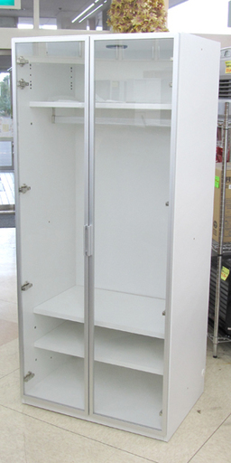 wahl ヴァール 80AL ワードローブ クローゼット 80cm幅 ガラス扉