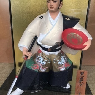 ガラスケース人形  黒田武士の画像