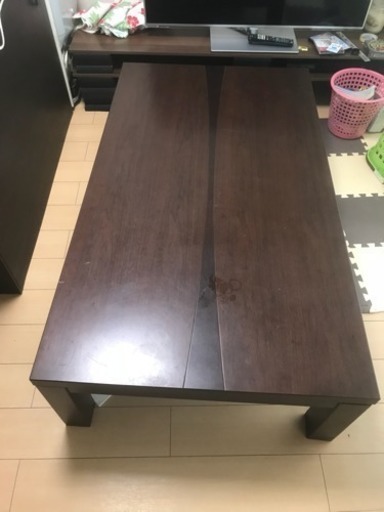 テーブル コタツ付き