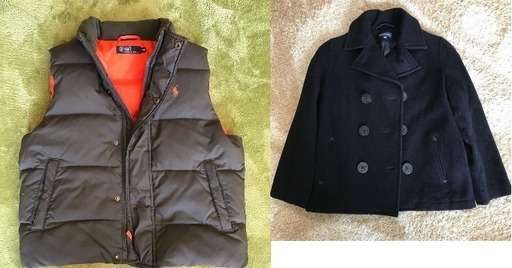 2着セット★ラルフローレン　ダウンベスト 130　＆　コート　140