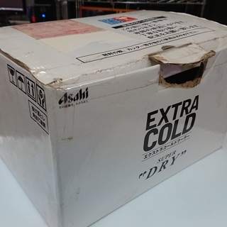 未使用品　非売品　EXTRA　COLD　クーラー　" 衝撃 "！　氷点下のスーパードライ　缶飲料冷却器　の画像