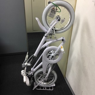 折りたたみ自転車 縦型　