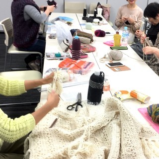 皆でわいわい楽しくEnjoy knitの画像