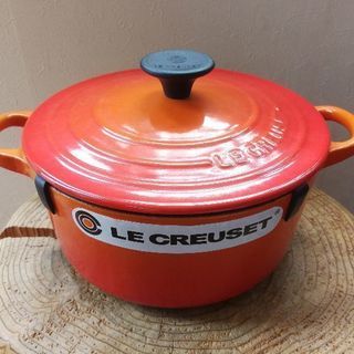 『未使用品』ル クルーゼ ココット ・ロンド 18cm オレンジ 未使用品 ル・クルーゼ ココット・ロンド 18cm オレンジ
