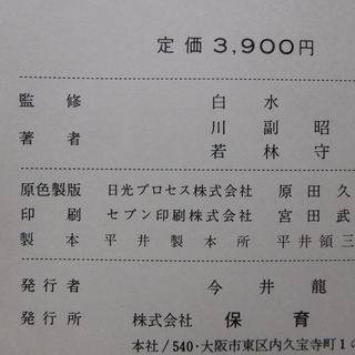 原色日本蝶類図鑑の画像