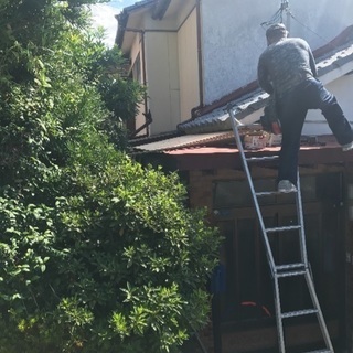 台風等での被害に迅速に対応します。