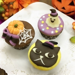 ハロウィンカップケーキレッスン