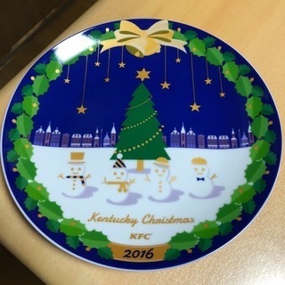 ケンタッキークリスマス2016プレート☆中古