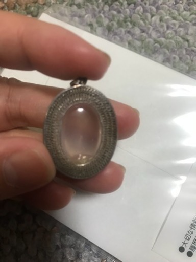 年代物ローズクォーツ 指輪とペンダントヘッド 値下げ！