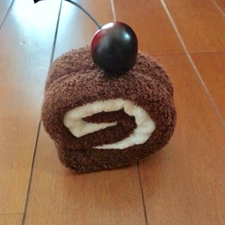 ロールケーキ ハンドタオル