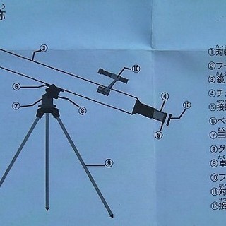 ケンコー望遠鏡UNIVERSAL TELESCOPEユニバーサルテレスコープ倍率30倍☆月面観察バードウォッチングに◇説明書付・新品・未使用◎の画像