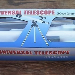 ケンコー望遠鏡UNIVERSAL TELESCOPEユニバーサルテレスコープ倍率30倍☆月面観察バードウォッチングに◇説明書付・新品・未使用◎の画像